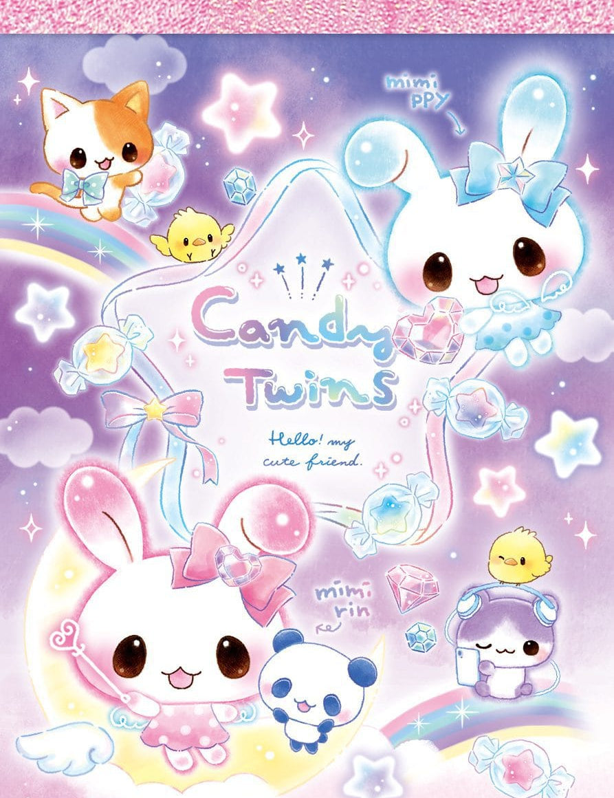 Spoon Inc Candy Twins Star Small Memo Kawaii Gifts 4550391100125