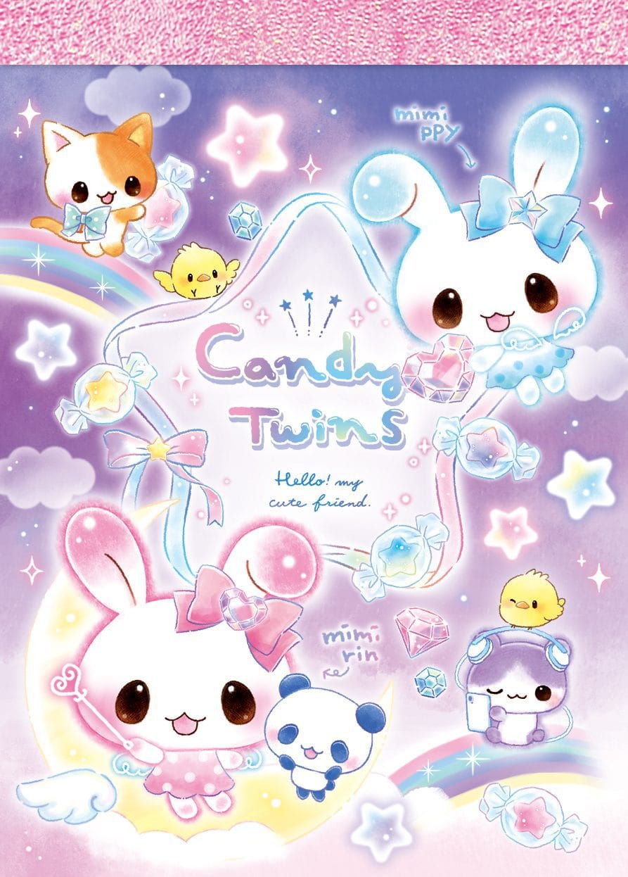Spoon Inc Candy Twins Star Small Memo Kawaii Gifts 4550391100125
