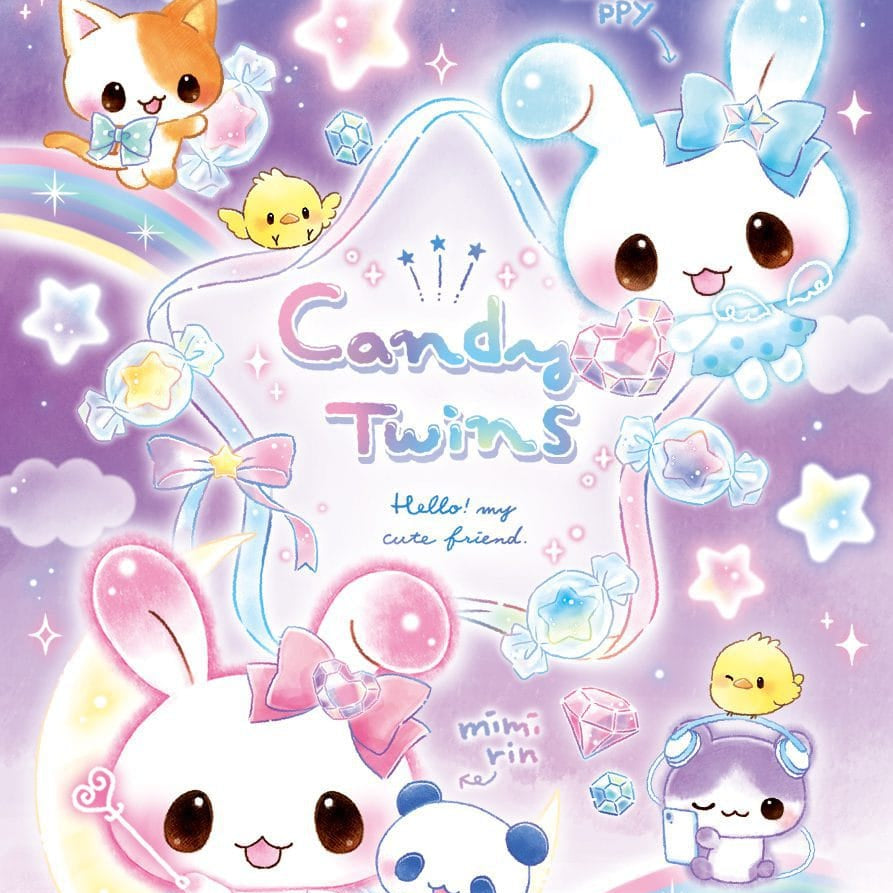 Spoon Inc Candy Twins Star Small Memo Kawaii Gifts 4550391100125