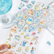 Spoon Inc BGM 3D Stickers Cafe a La Mode Poem Kawaii Gifts
