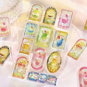 Spoon Inc BGM 3D Stickers Cafe a la Mode Stained Glass Vol.2 Kawaii Gifts