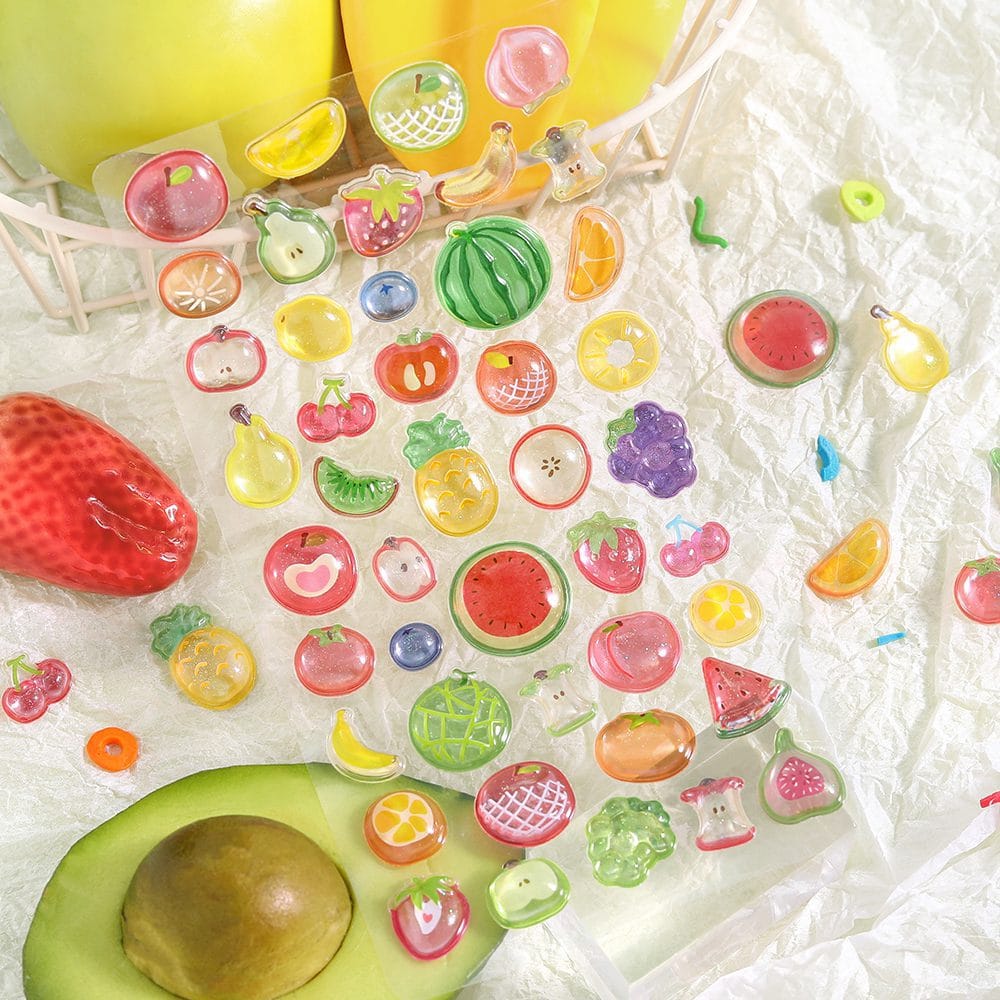 Spoon Inc BGM 3D Stickers Fruits Kawaii Gifts