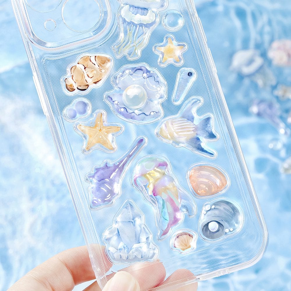 Spoon Inc BGM 3D Stickers Ocean Life Kawaii Gifts