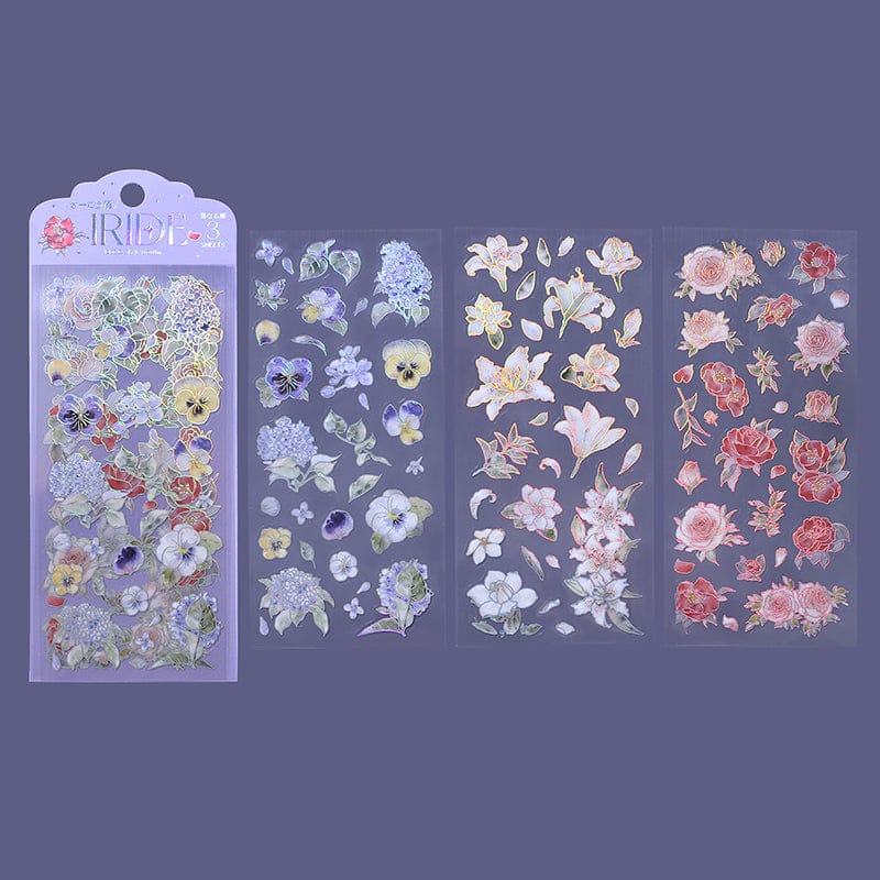 Spoon Inc BGM Iride Stickers Flowers Kawaii Gifts 4589435524627