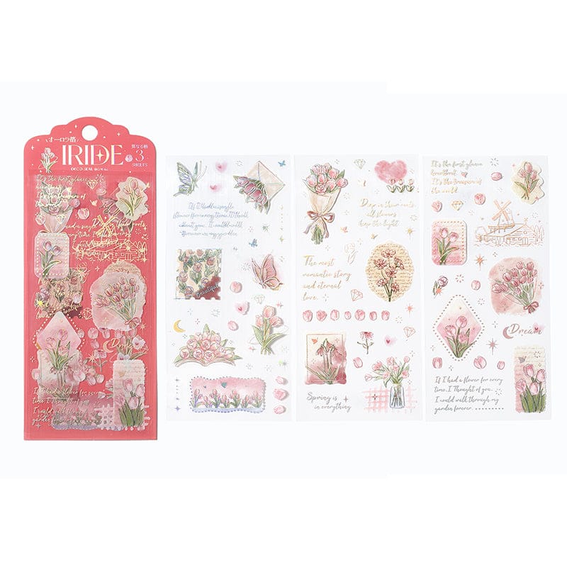 Spoon Inc BGM Iride Stickers Language of Flowers Kawaii Gifts 4589435524658