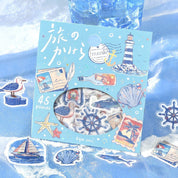 Spoon Inc BGM Journey to the... Washi Flake Stickers Ocean Kawaii Gifts 4589435527765