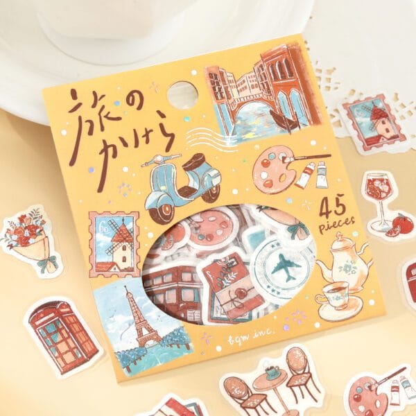 Spoon Inc BGM Journey to the... Washi Flake Stickers World Kawaii Gifts 4589435527772