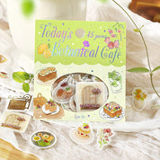 Spoon Inc BGM Washi Flake Stickers Botanical Cafe Kawaii Gifts