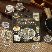 Spoon Inc BGM Washi Flake Stickers Old House Cafe Kawaii Gifts