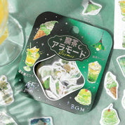 Spoon Inc Cafe a La Mode Sora Flake Stickers Moon Kawaii Gifts