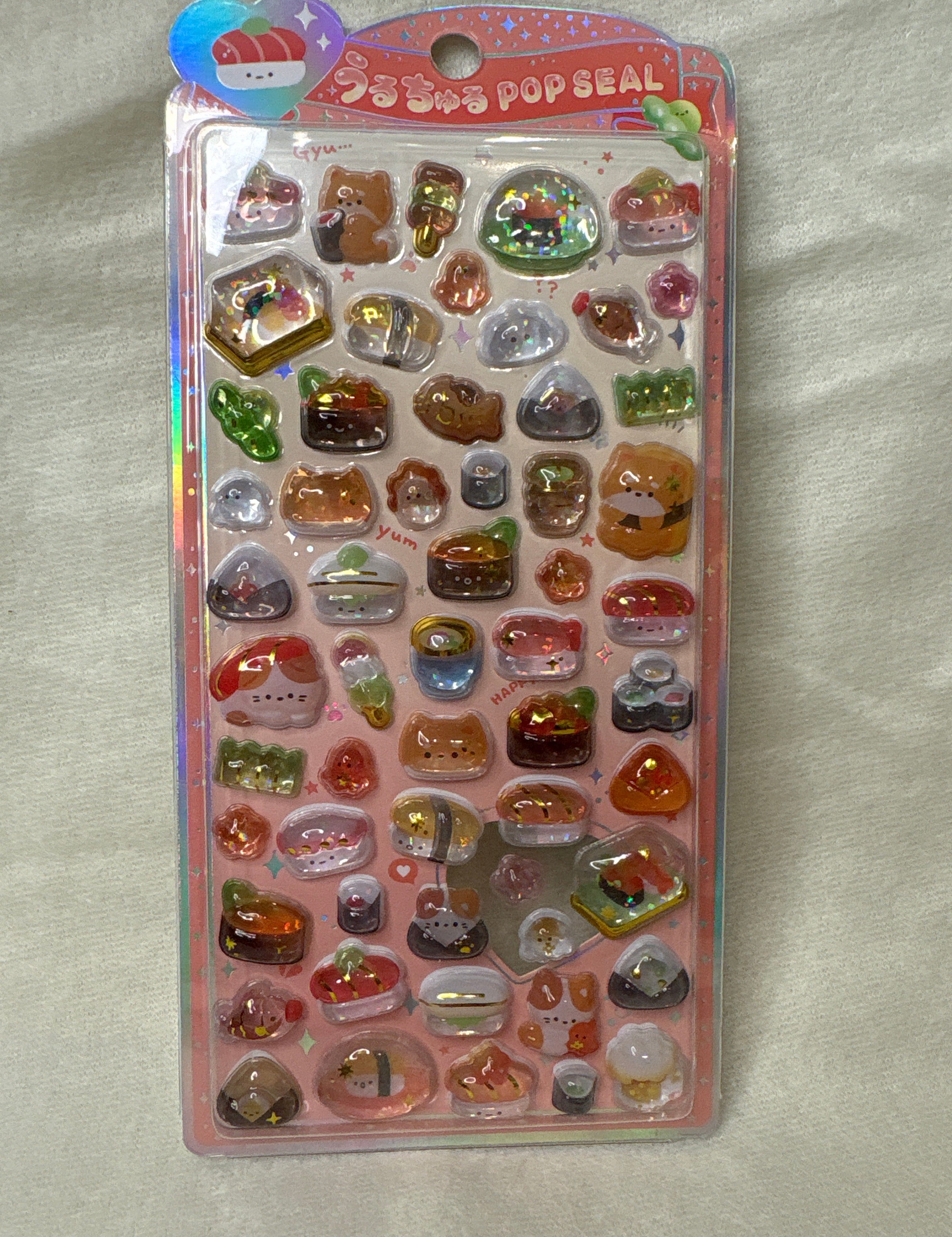 Spoon Inc Crux Uruchuru Osushi Stickers Kawaii Gifts 4550451305637