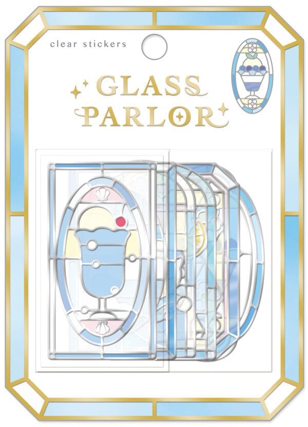 Spoon Inc Glass Parlor Stained Glass Style Stickers Cream Soda Kawaii Gifts