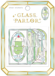Spoon Inc Glass Parlor Stained Glass Style Stickers Melon Soda Kawaii Gifts
