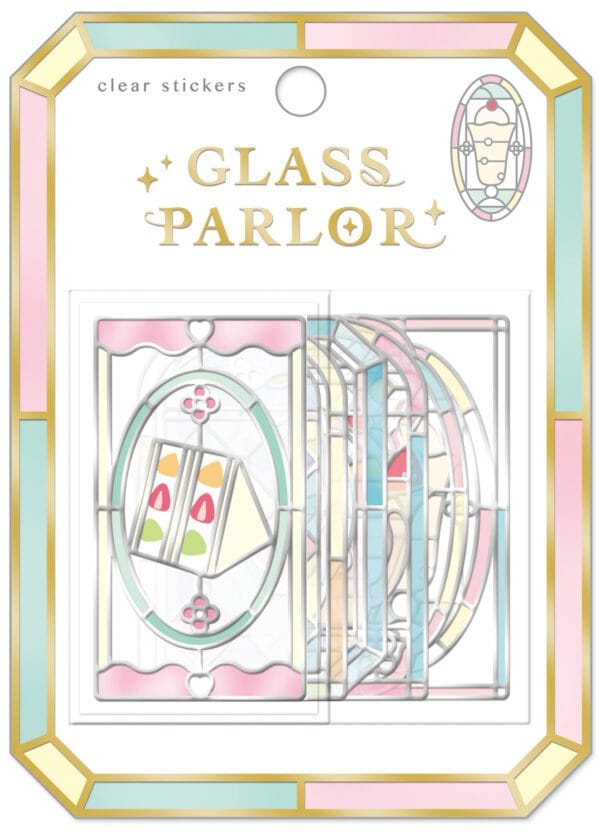 Spoon Inc Glass Parlor Stained Glass Style Stickers Milkshake Kawaii Gifts
