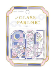 Spoon Inc Glass Parlor Stained Glass Style Stickers Yozakura Kawaii Gifts