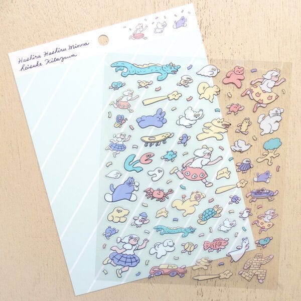 Spoon Inc Hyogensha Stickers Run Kawaii Gifts