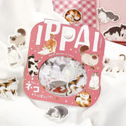 Spoon Inc IPPAI Flake Stickers Cats Vol.2 Kawaii Gifts
