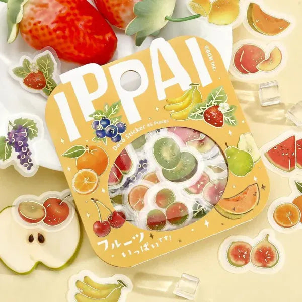 Spoon Inc IPPAI Flake Stickers Fruits Kawaii Gifts