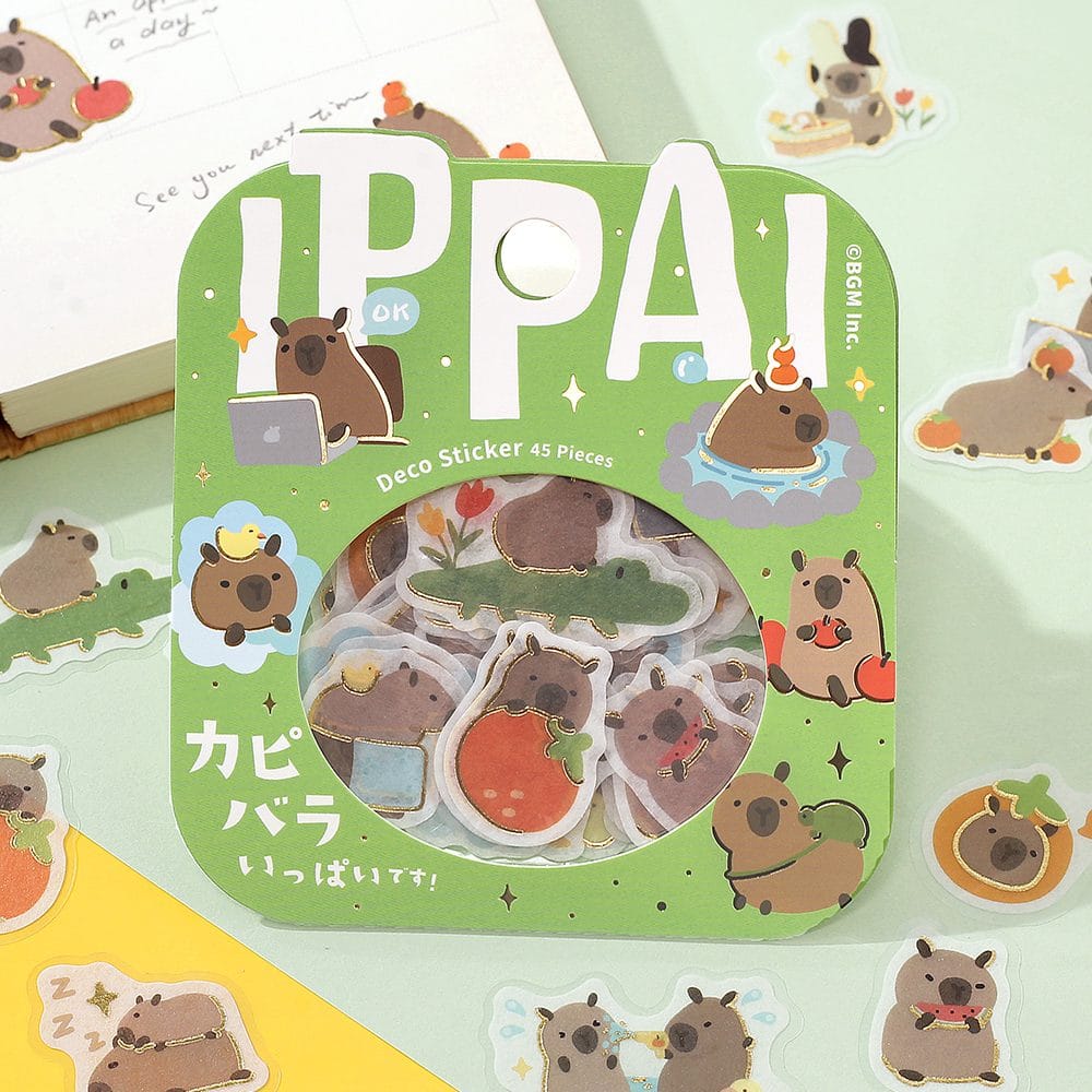 Spoon Inc IPPAI Flake Stickers Kapapira Kawaii Gifts