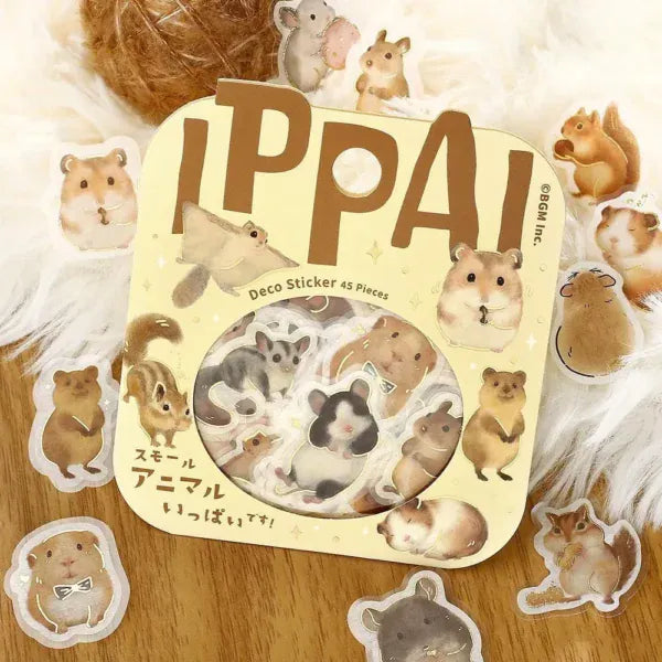 Spoon Inc IPPAI Flake Stickers Small Animals Kawaii Gifts