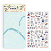Spoon Inc Kinose Mini Stickers Chignon Kawaii Gifts