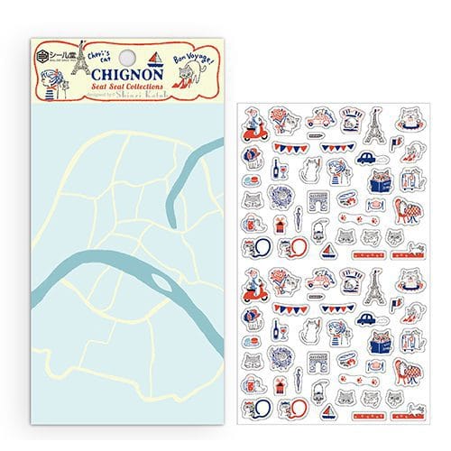 Spoon Inc Kinose Mini Stickers Chignon Kawaii Gifts