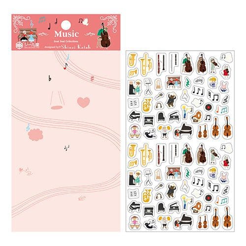 Spoon Inc Kinose Mini Stickers Music Kawaii Gifts
