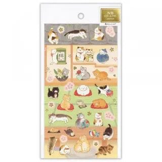Spoon Inc Large Cat and Room Japanese Stickers Kawaii Gifts 4909510561017