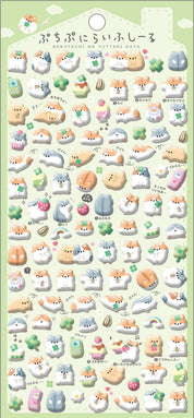 Spoon Inc Puchipuni Life Stickers Hamster Kawaii Gifts