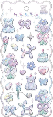Spoon Inc Puffy Balloon Stickers Aurora Kawaii Gifts