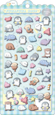 Spoon Inc Q-Lia Bon Bon Drop 3D Flocky Stickers Sea Kawaii Gifts
