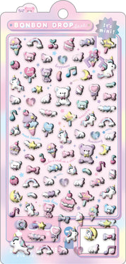 Spoon Inc Q-Lia Bon Bon Drop 3D Mini Stickers Yu Kawaii Gifts
