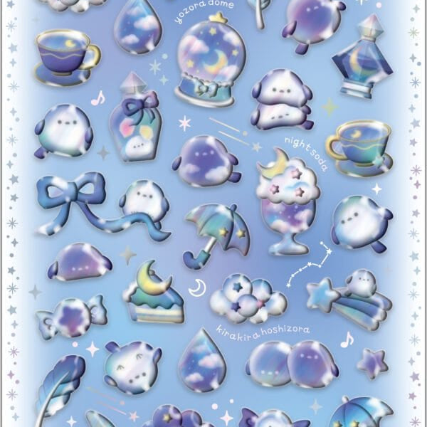 Spoon Inc Q-Lia Bon Bon Drop 3D Pearl Veil Stickers Yoruena Kawaii Gifts