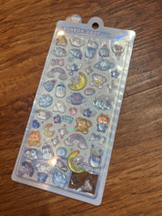 Spoon Inc Q-Lia Bon Bon Drop 3D Stickers Blue Puppy Kawaii Gifts 4550391910533