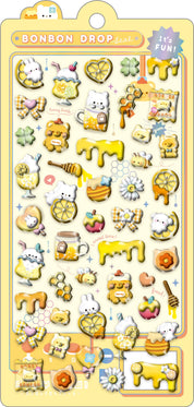 Spoon Inc Q-Lia Bon Bon Drop 3D Stickers Honey Kawaii Gifts
