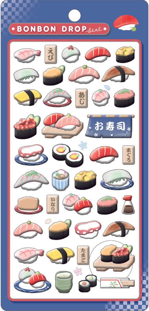 Spoon Inc Q-Lia Bon Bon Drop Wa 3D Stickers Sushi Kawaii Gifts 4550391944798