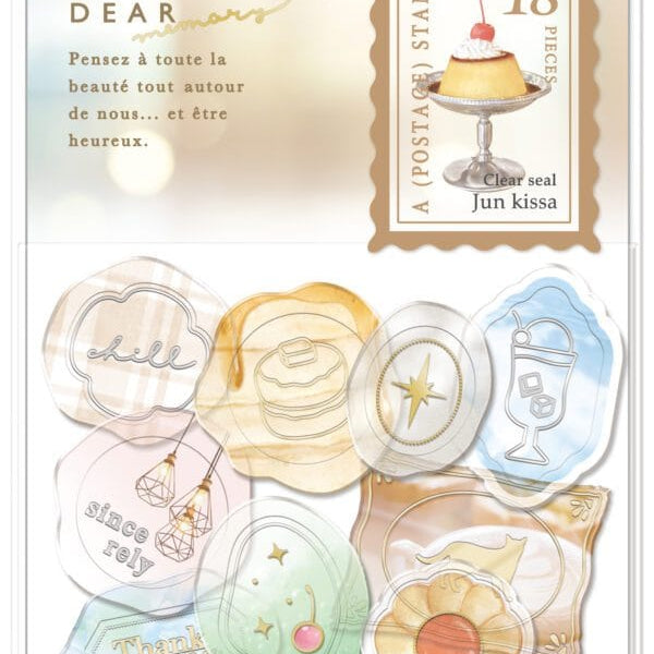 Spoon Inc Sealing Dear Stickers Memory Cafe Kawaii Gifts