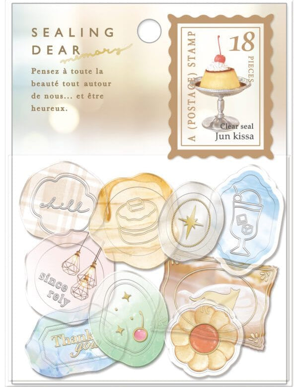 Spoon Inc Sealing Dear Stickers Memory Cafe Kawaii Gifts