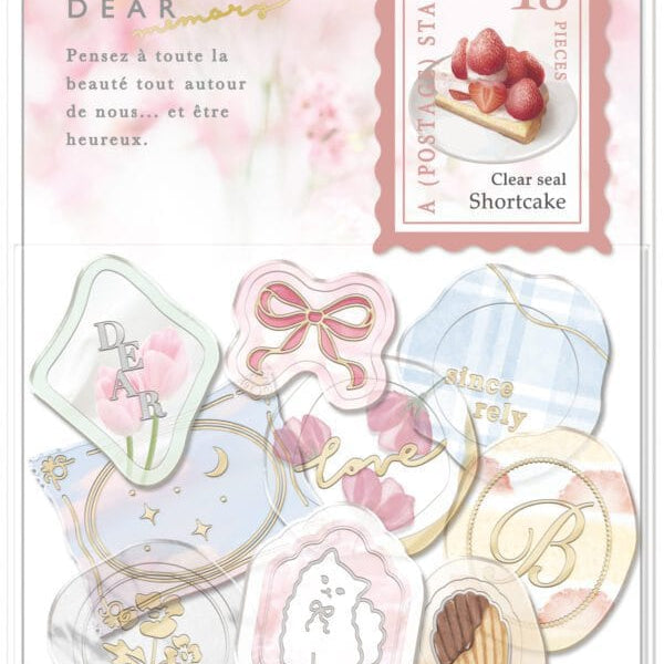 Spoon Inc Sealing Dear Stickers Memory Shortcake Kawaii Gifts