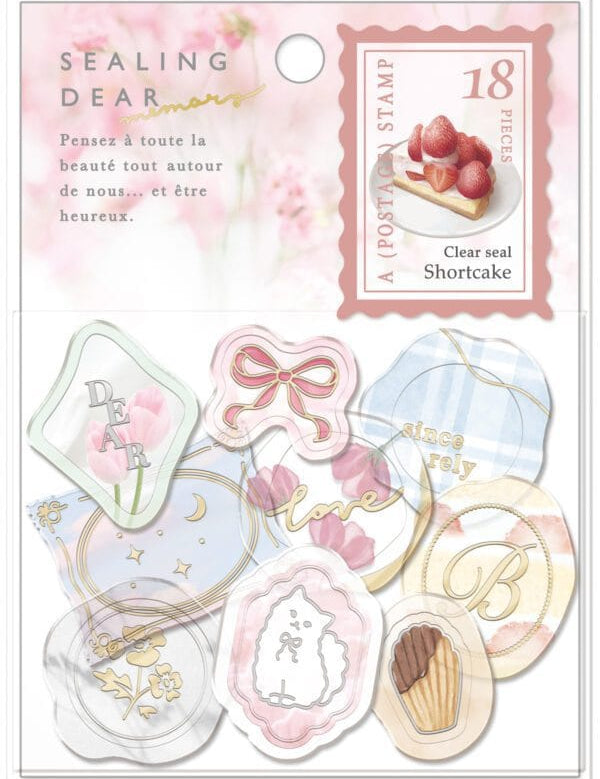 Spoon Inc Sealing Dear Stickers Memory Shortcake Kawaii Gifts