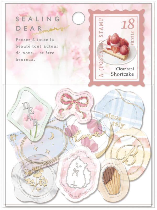 Spoon Inc Sealing Dear Stickers Memory Shortcake Kawaii Gifts