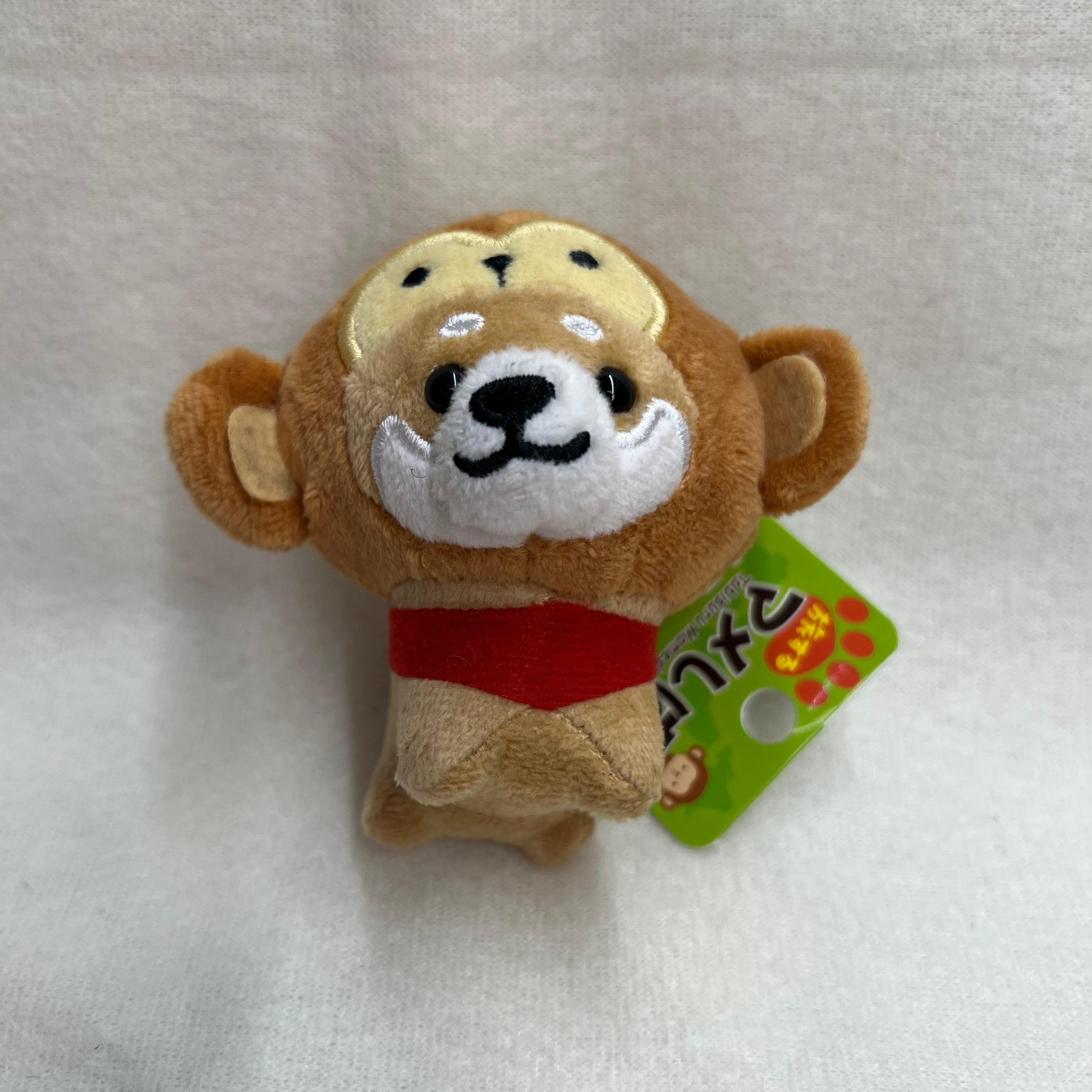 Spoon Inc Mameshiba Plush Keychain Monkey Kawaii Gifts 4582606238996