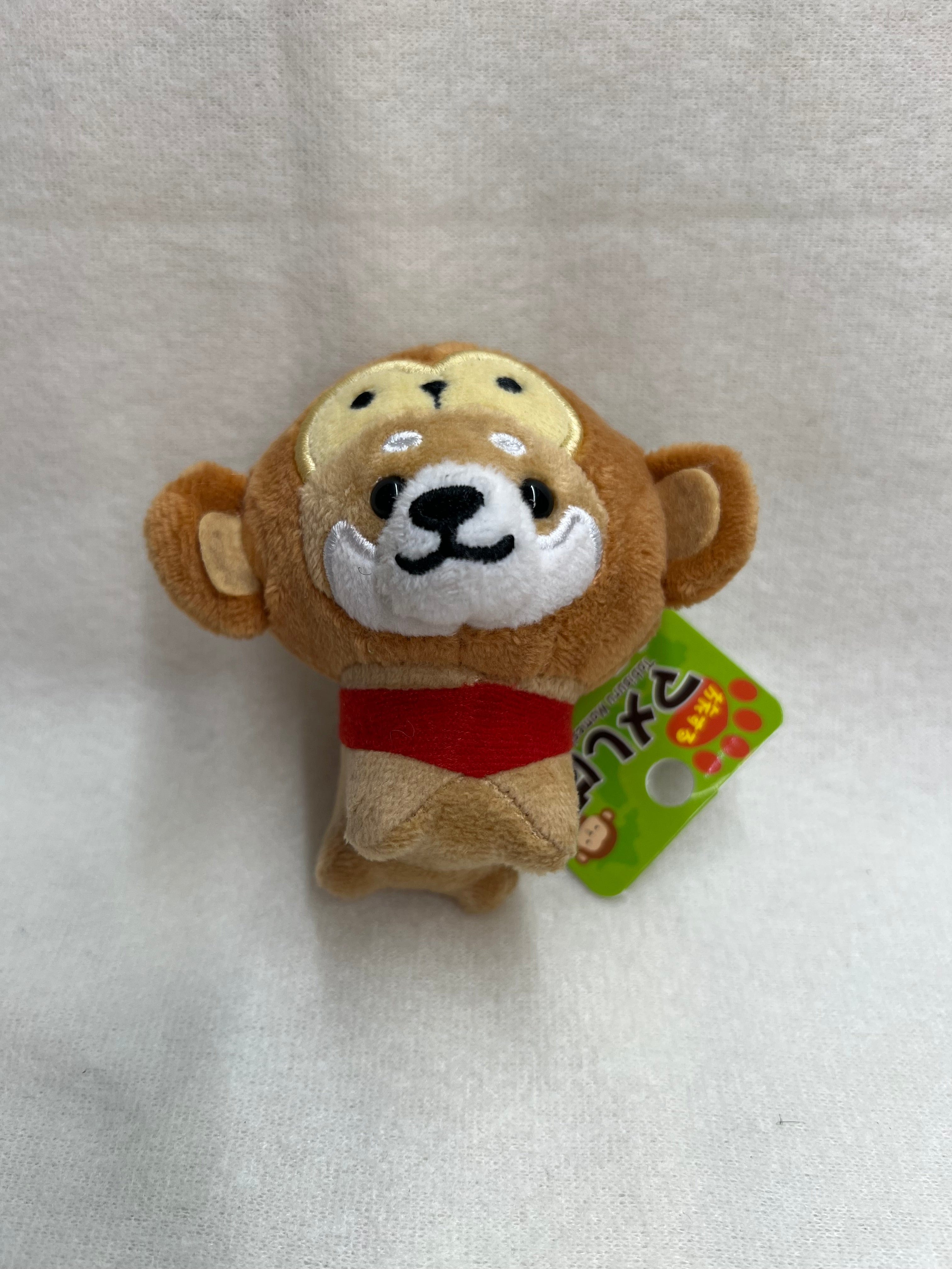 Spoon Inc Mameshiba Plush Keychain Monkey Kawaii Gifts 4582606238996