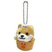 Spoon Inc Mameshiba Plush Keychain Onsen Taru Kawaii Gifts