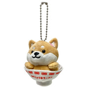 Spoon Inc Mameshiba Plush Keychain Shoyu Ramen Kawaii Gifts