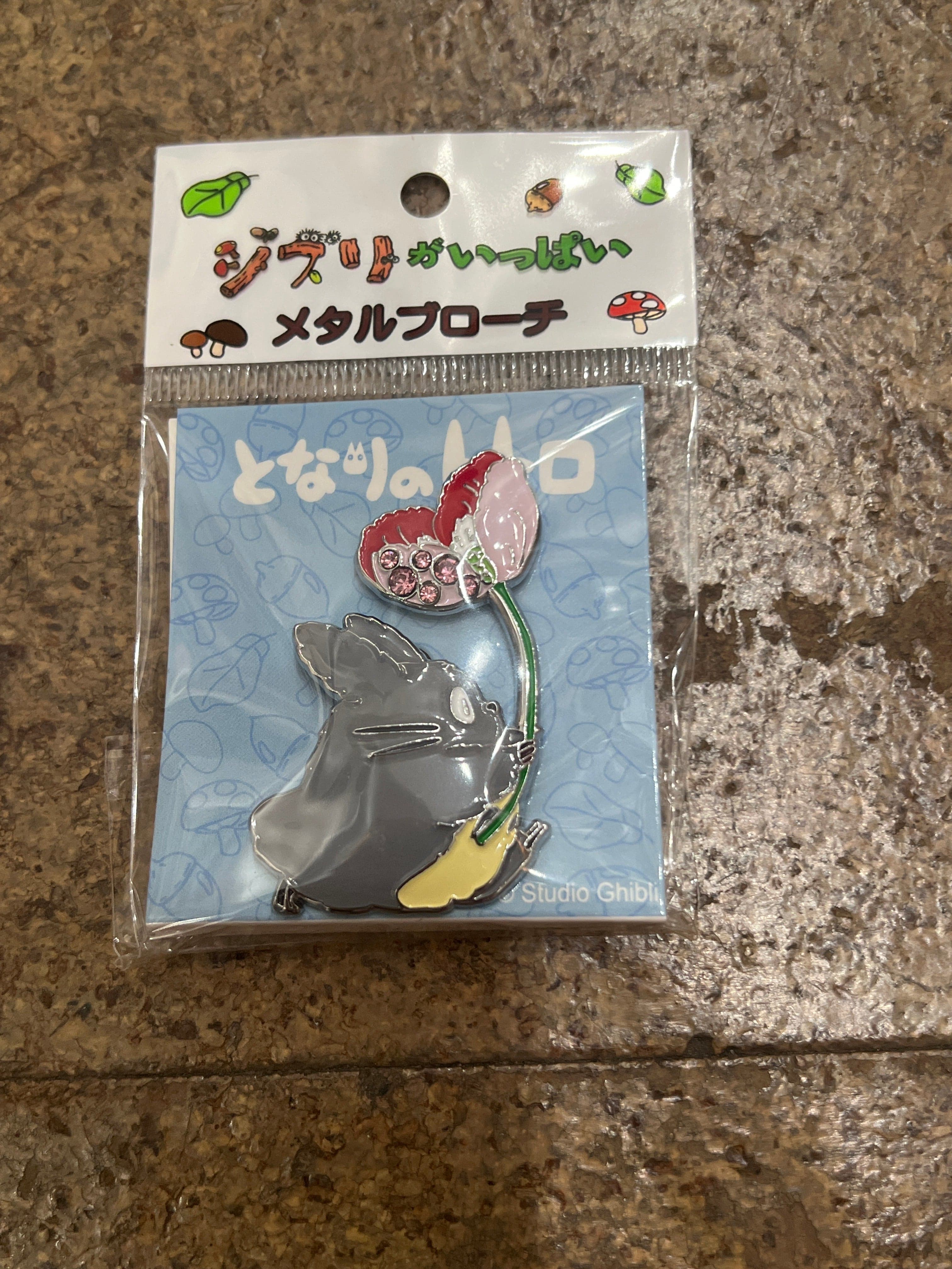 Spoon Inc My Neighbor Totoro Flower Metal Brooch Kawaii Gifts 4954043135983