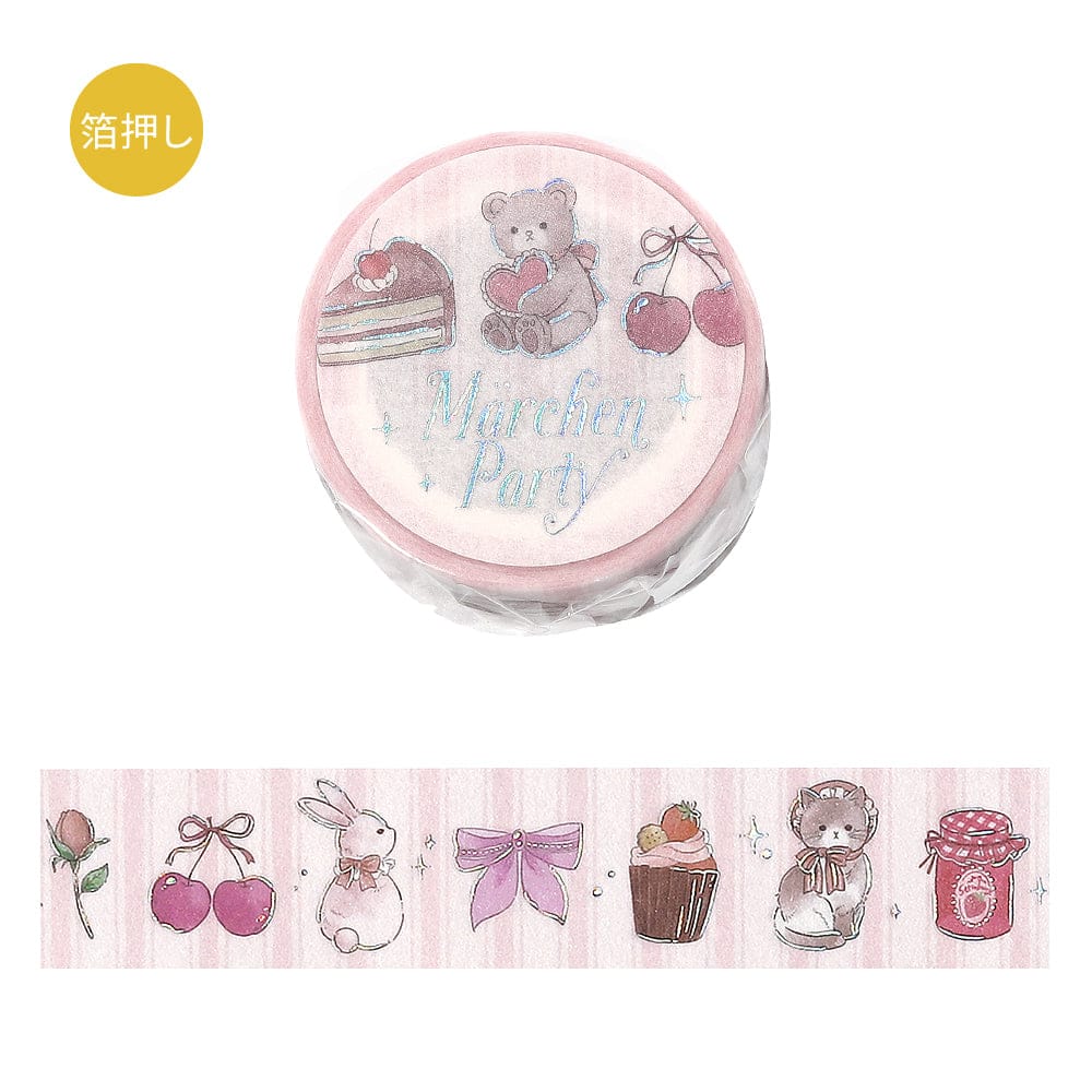 Spoon Inc BGM Fairy Tale Masking Tape Strawberry Kawaii Gifts