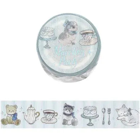 Spoon Inc BGM Fairy Tale Masking Tape Tea Time Kawaii Gifts 4589435535784