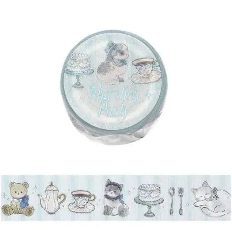 Spoon Inc BGM Fairy Tale Masking Tape Tea Time Kawaii Gifts 4589435535784