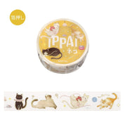 Spoon Inc BGM Masking Tape Ippai Cat Kawaii Gifts